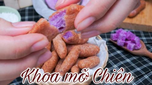 BÁNH KHOAI MỠ CHIÊN giòn béo ăn vặt tại nhà