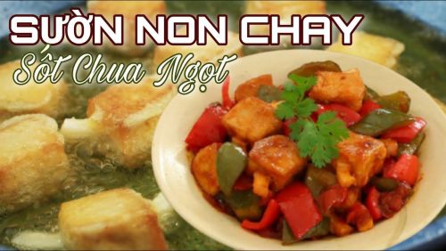 SƯỜN NON CHAY SỐT CHUA NGỌT