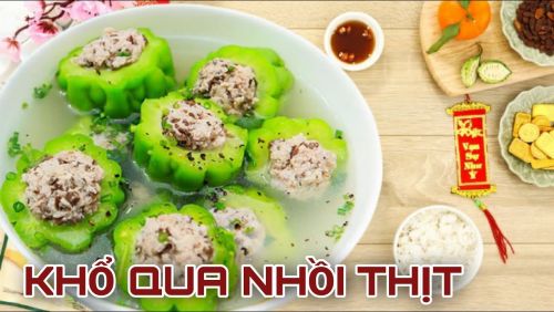 CANH KHỔ QUA MƯỚP ĐẮNG NHỒI THỊT