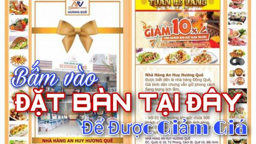 Đặt thực đơn tiệc - Giảm giá ưu đãi